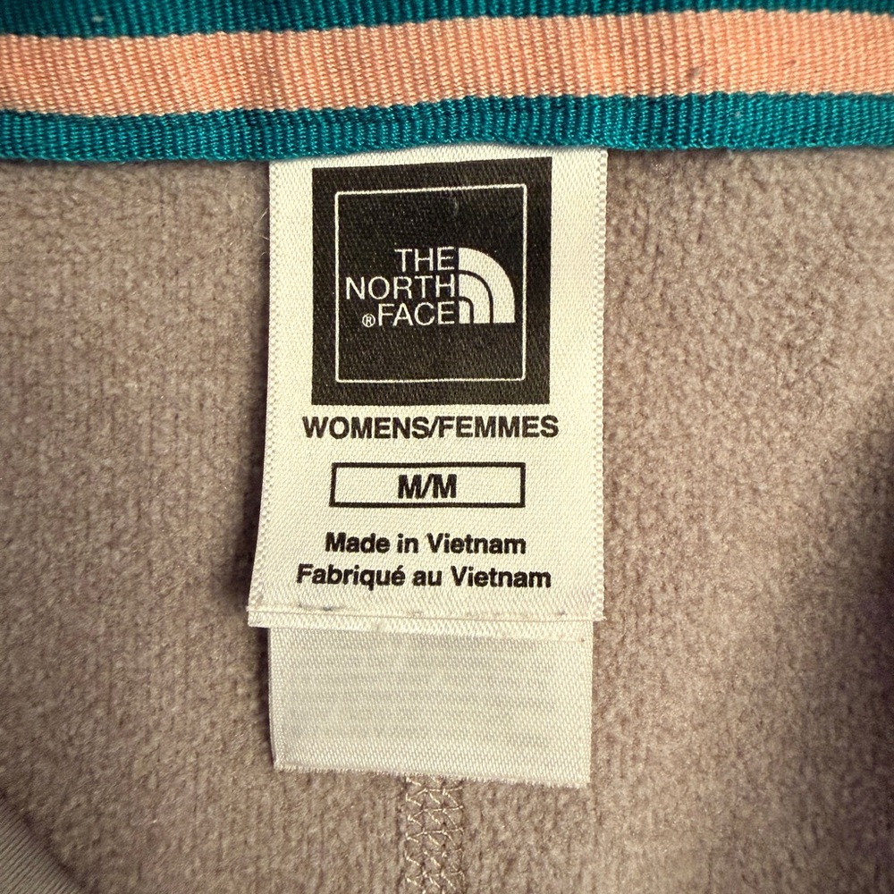 The North Face Women's Medium Lanna Pullover Funnel Neck‎ Gray Silver Cowl Neck - Picture 4 of 11